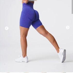 NVGTN electric blue biker shorts